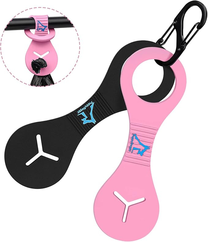 PuppyDoggy Dog Poop Bag Holder for Leash Waste Bag Carrier Dog Poop Bag Dispenser for Walking Run... | Amazon (US)