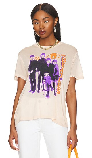 Beatles Group Tee in Bare | Revolve Clothing (Global)