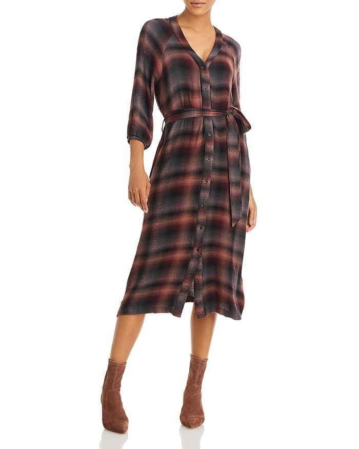 Bella Dahl Plaid Midi Shirt Dress Back to Results -  Women - Bloomingdale's | Bloomingdale's (US)