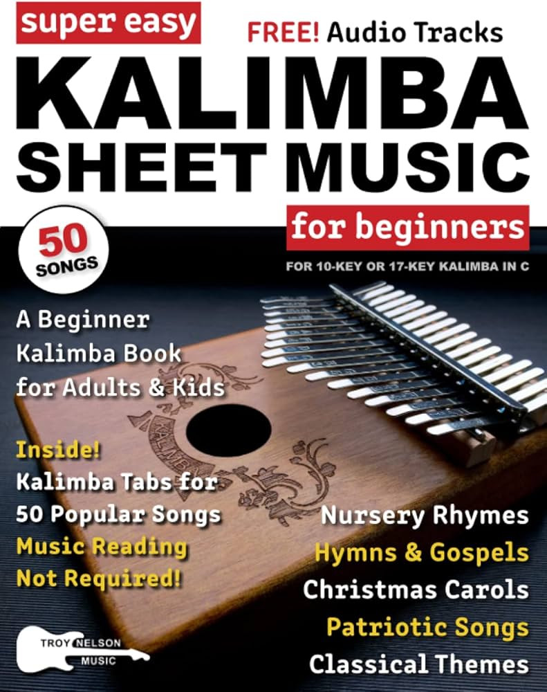 Super Easy Kalimba Sheet Music for Beginners: A Beginner Kalimba Book for Adults and Kids—50 So... | Amazon (US)