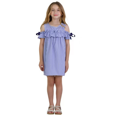 Sunbathing Sweetie Cold-Shoulder Dress Mia Belle Girls, 9Y | Target