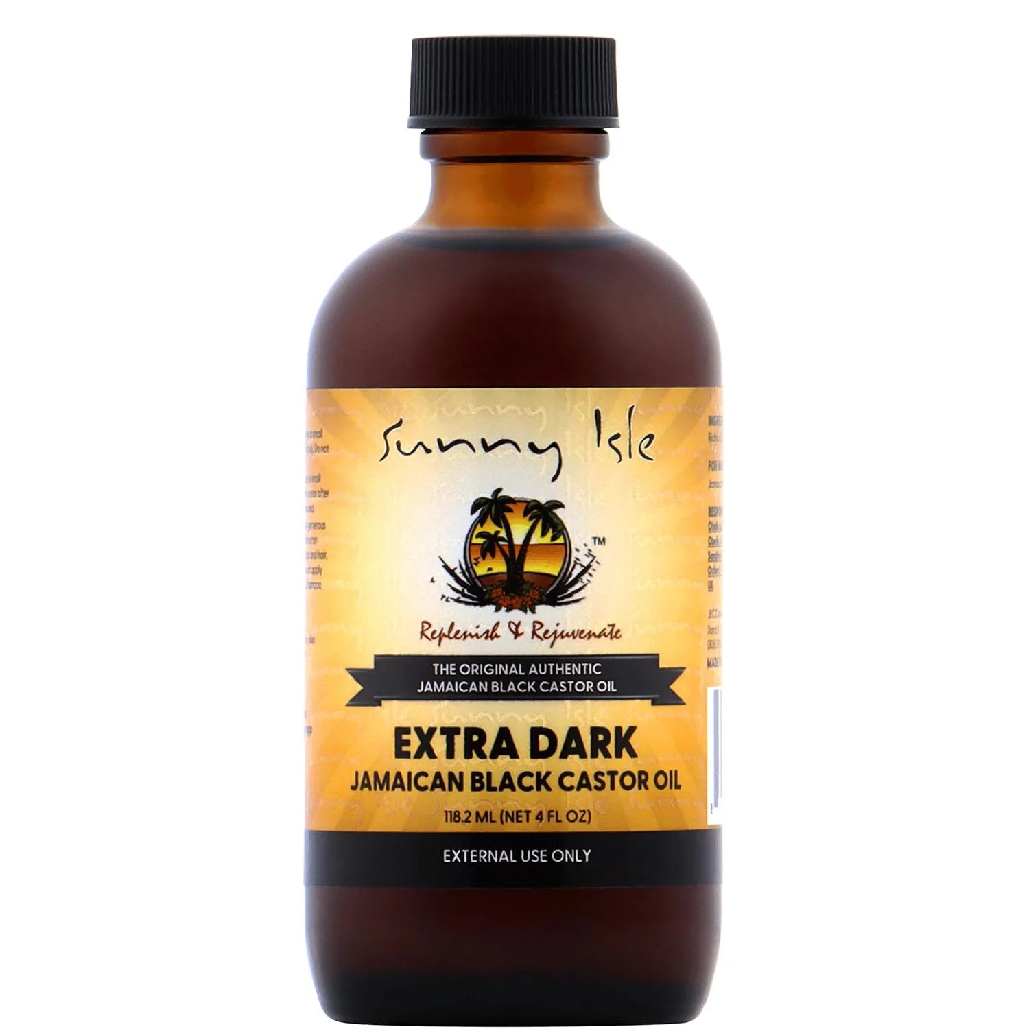 Sunny Isle Extra Dark Jamaican Black Castor Oil 4oz | Walmart (US)
