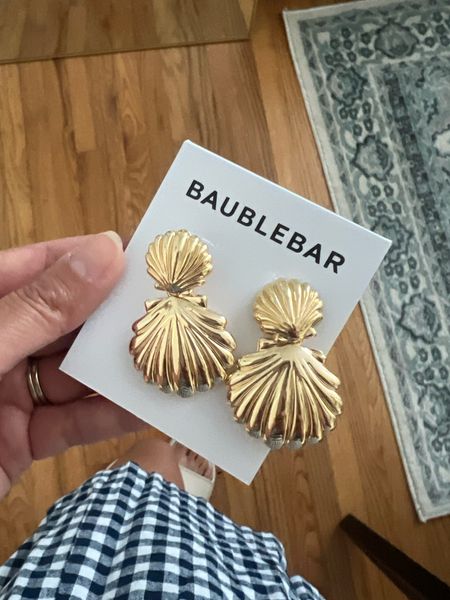 Loving these cute shell earrings from Baublebar. Got them at Nordstrom 🩵 nothing says summer like some cute costal style earrings 🐚
Summer looks, summer outfit, summer earrings, summer style,

#LTKStyleTip #LTKSeasonal #LTKOver40