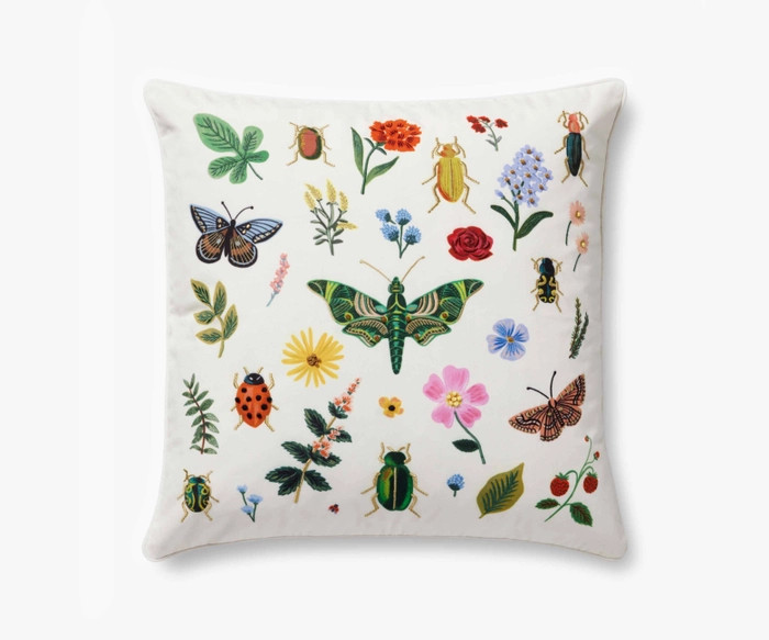 Curio Embroidered Pillow | Rifle Paper Co.