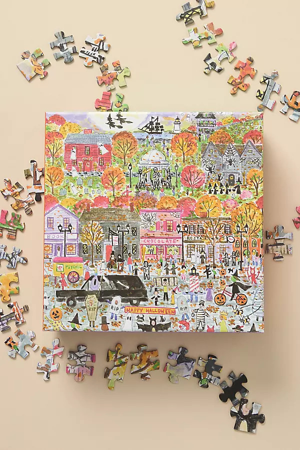 Michael Storrings Halloween Parade Puzzle | Anthropologie (US)