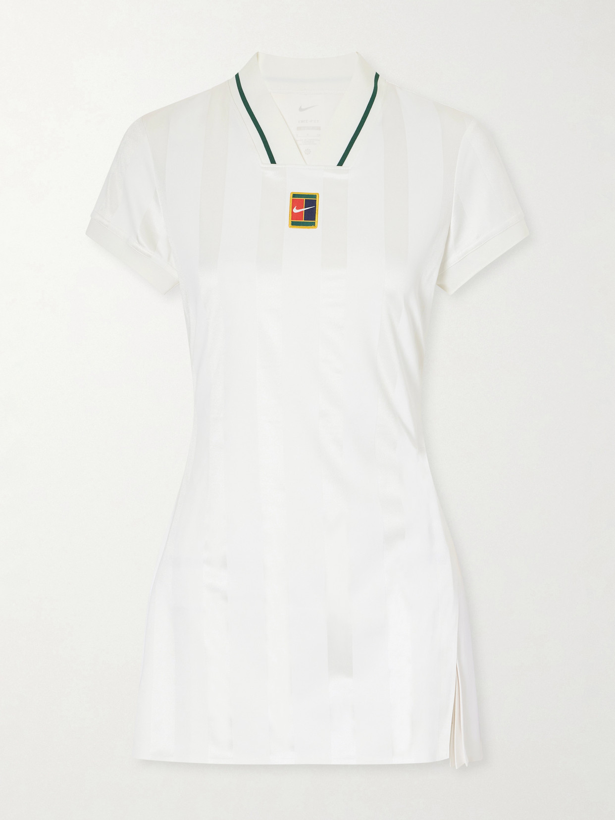Nike - Striped Jersey Tennis Dress - White | NET-A-PORTER (US)