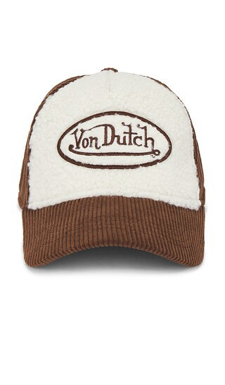 Von Dutch Sherpa Dutch Hat in Brown. | Revolve Clothing (Global)