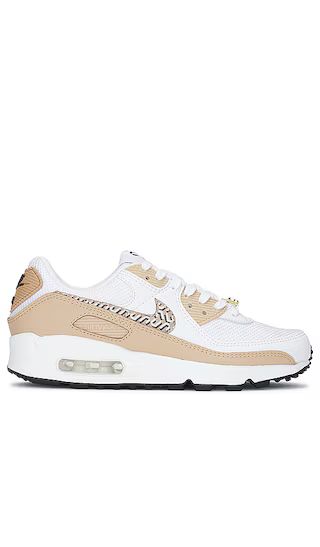 Air Max 90 Sneaker in White, Hemp, & Summit White | Revolve Clothing (Global)