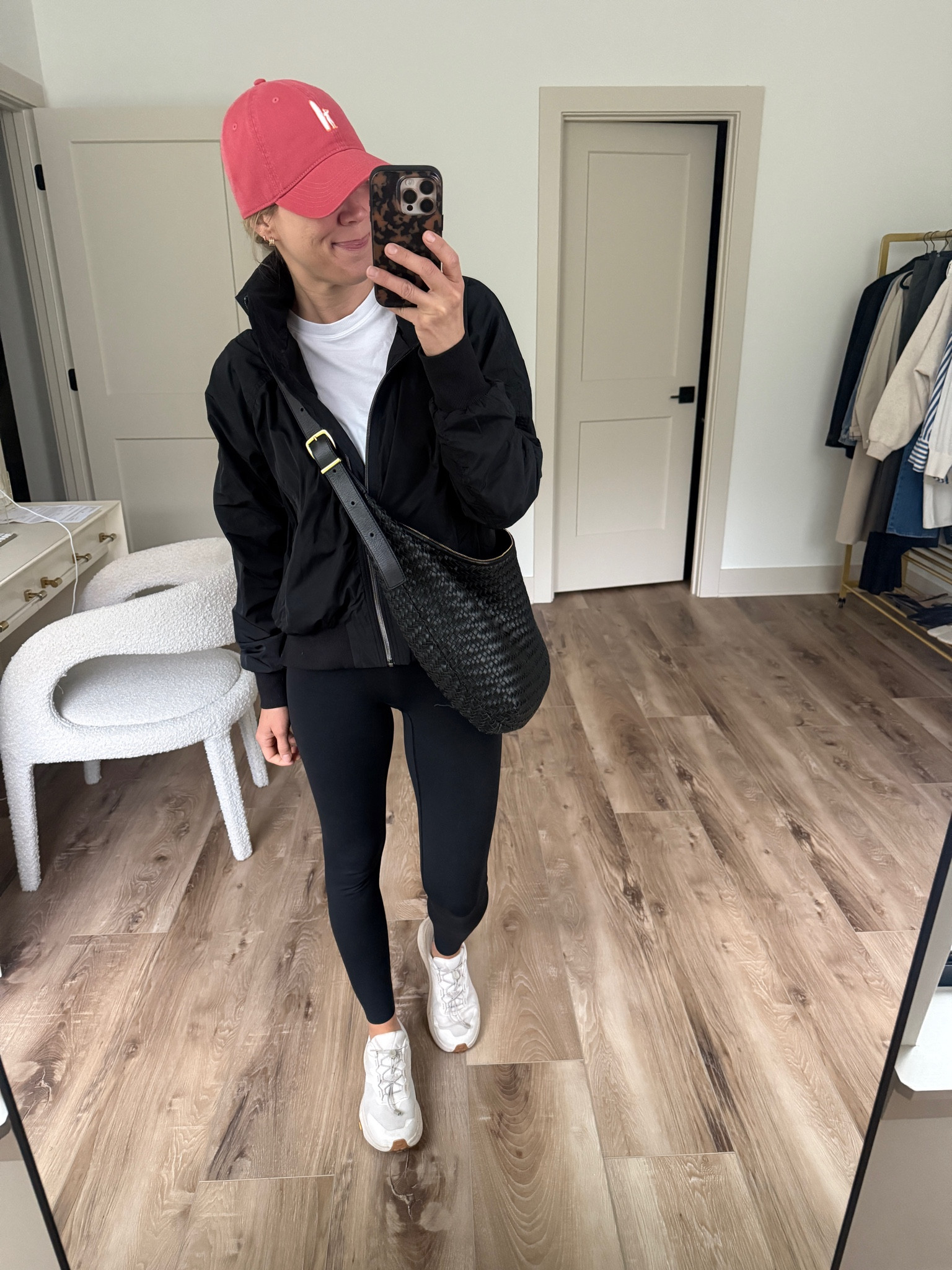 Wearing small leggings (full length), small sports bra, small tee, small jacket, sneakers tts

#LTKOver40 #LTKActive