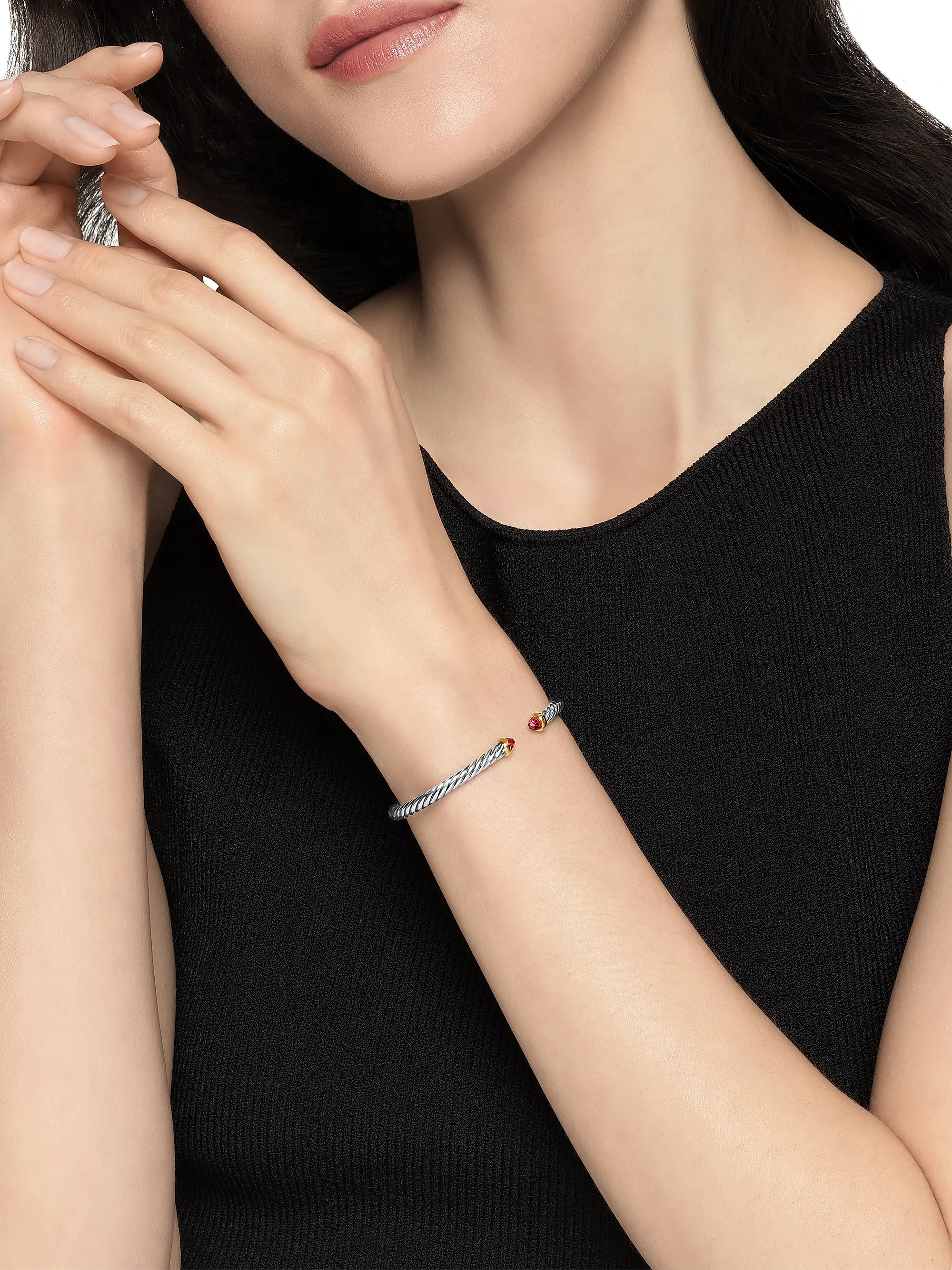 Cable Flex Bracelet in Sterling Silver | Saks Fifth Avenue
