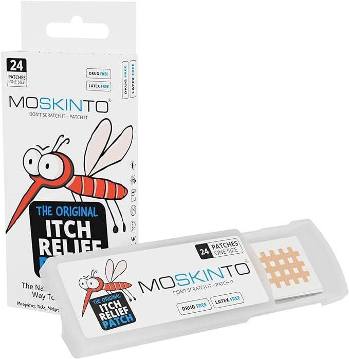 Moskinto, The Original, Itch-Relief Patch, Mosquito Bite Patches for Kids & Adults, Instant Relie... | Amazon (US)