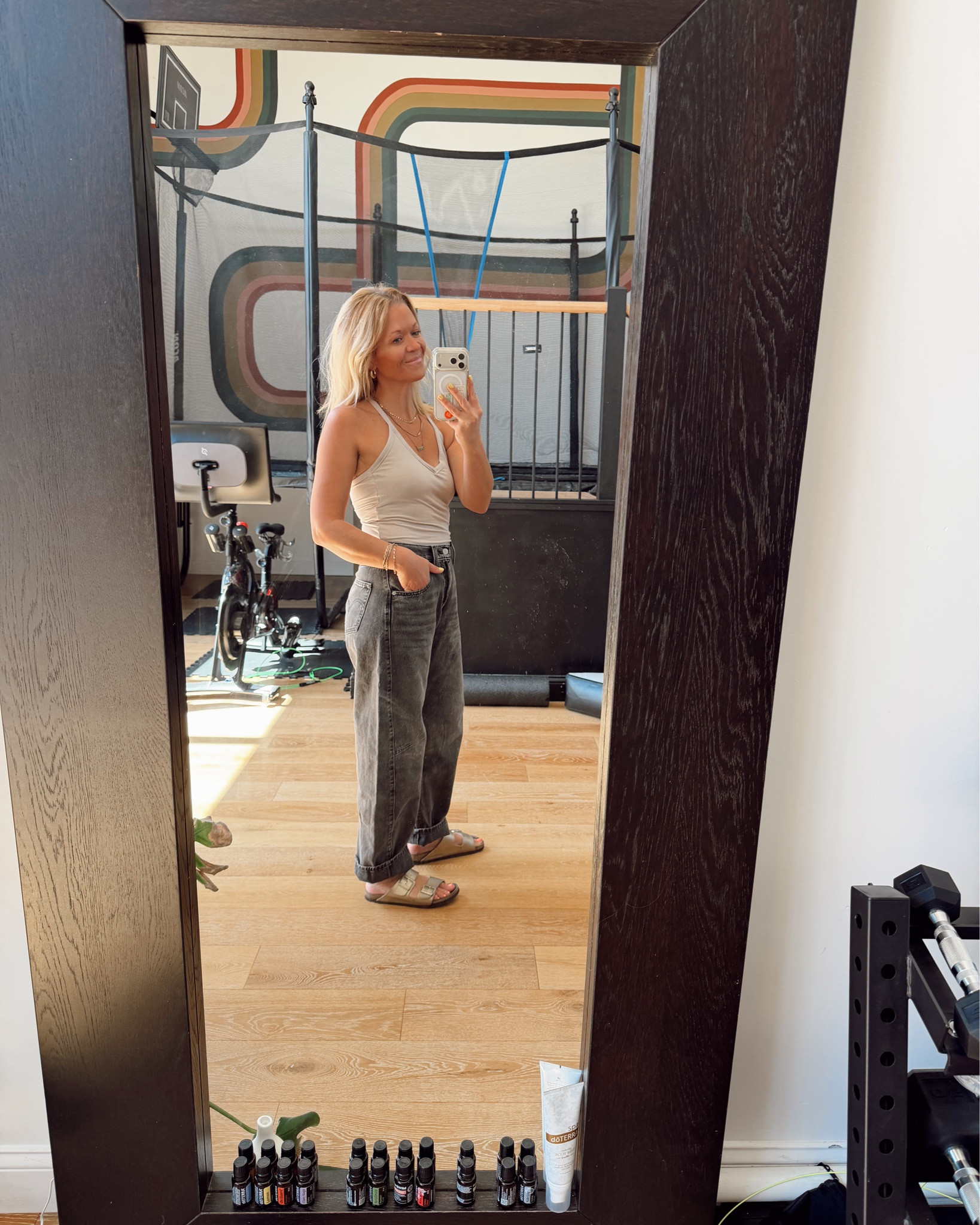 Barrel jeans are 30% off, and this tank with a built in bra is under $15 - 2 of y fave pieces right now. 

#LTKgrwm #LTKdayinmylife #LTKmomlife