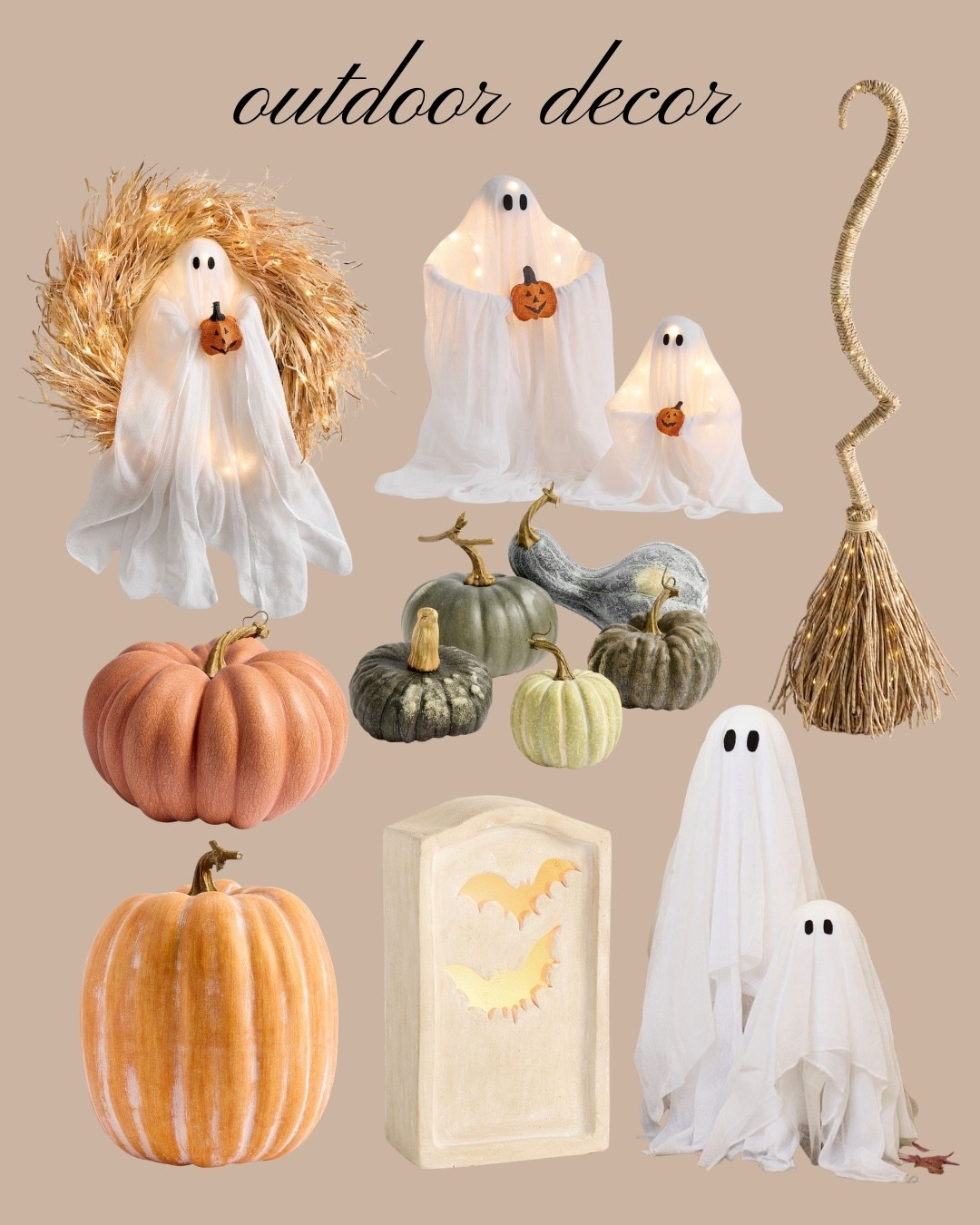 Pottery Barn fall outdoor decor 🍂