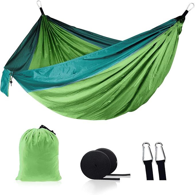 Goinroly Single Camping Hammock,Lightweight Nylon Camping Portable Parachute Hammocks with Tree S... | Amazon (US)