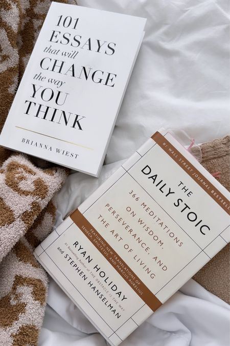 Books that will change your life 

The Daily Stoic, 101 essays to change the way you think, book recommendations, books on Amazon, self help books, morning routine 

#LTKfindsunder50 #LTKhome