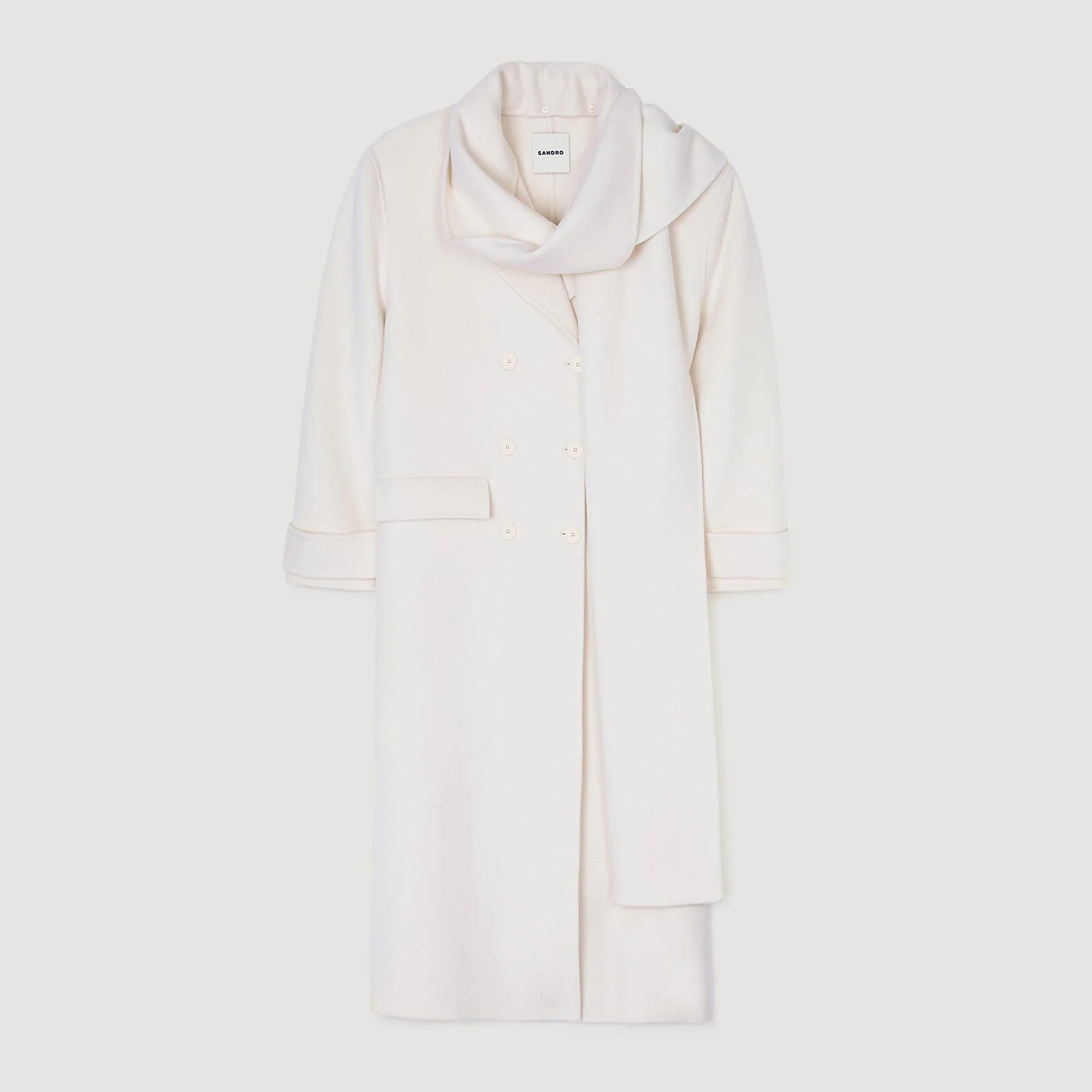 Oversized Wool Coat | Sandro US | Sandro-Paris US
