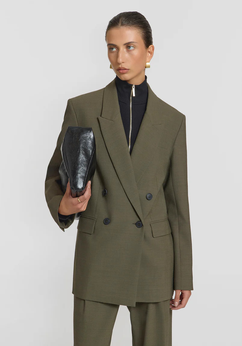 Crossroads Blazer IN GREEN | JACKETS | VIKTORIA & WOODS - Viktoria & Woods | Viktoria & Woods