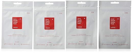 Cosrx Acne Pimple Master Patch, 24 Count, Pack of 4 | Amazon (US)