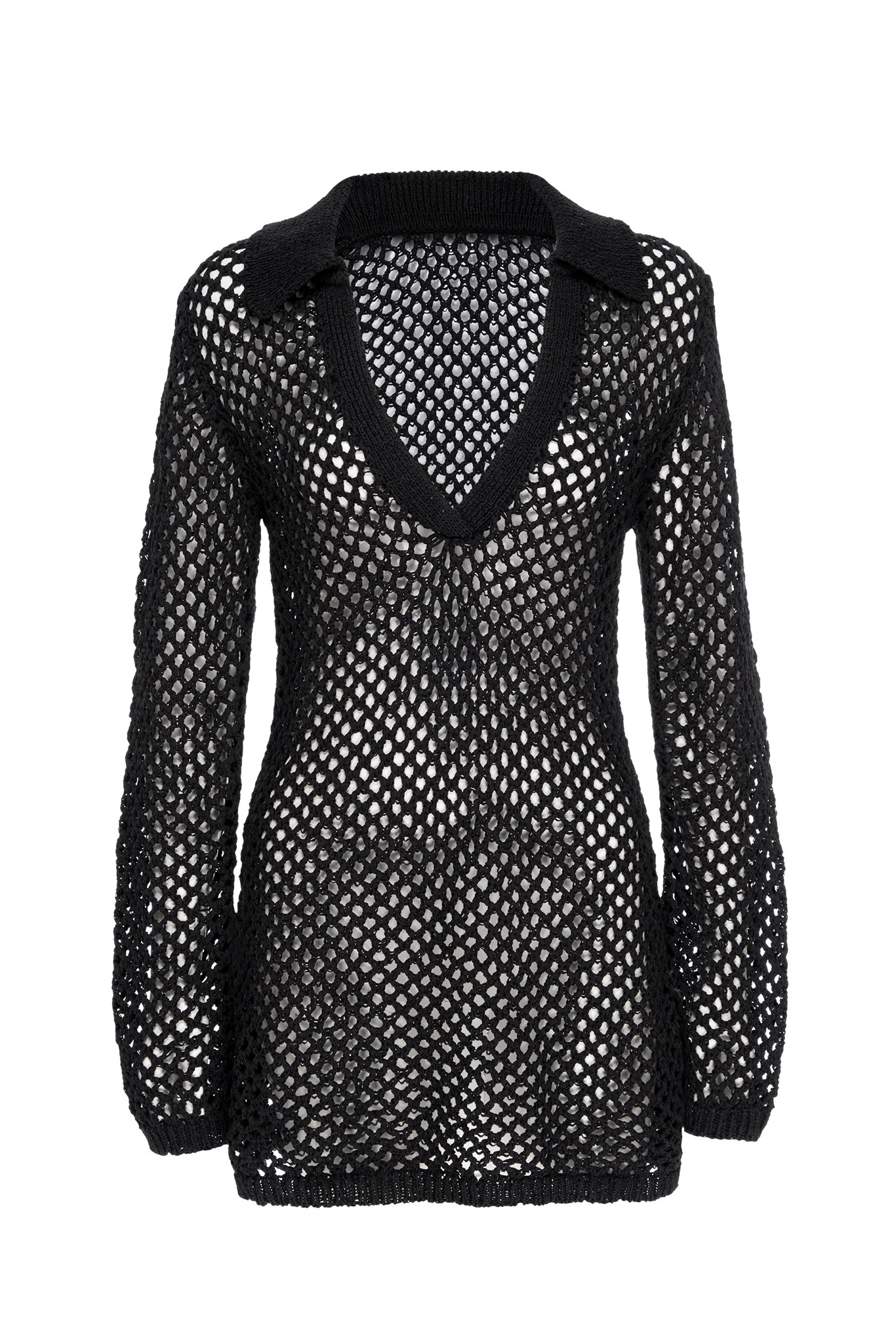 Newport Dress - Black Crochet | Monday Swimwear