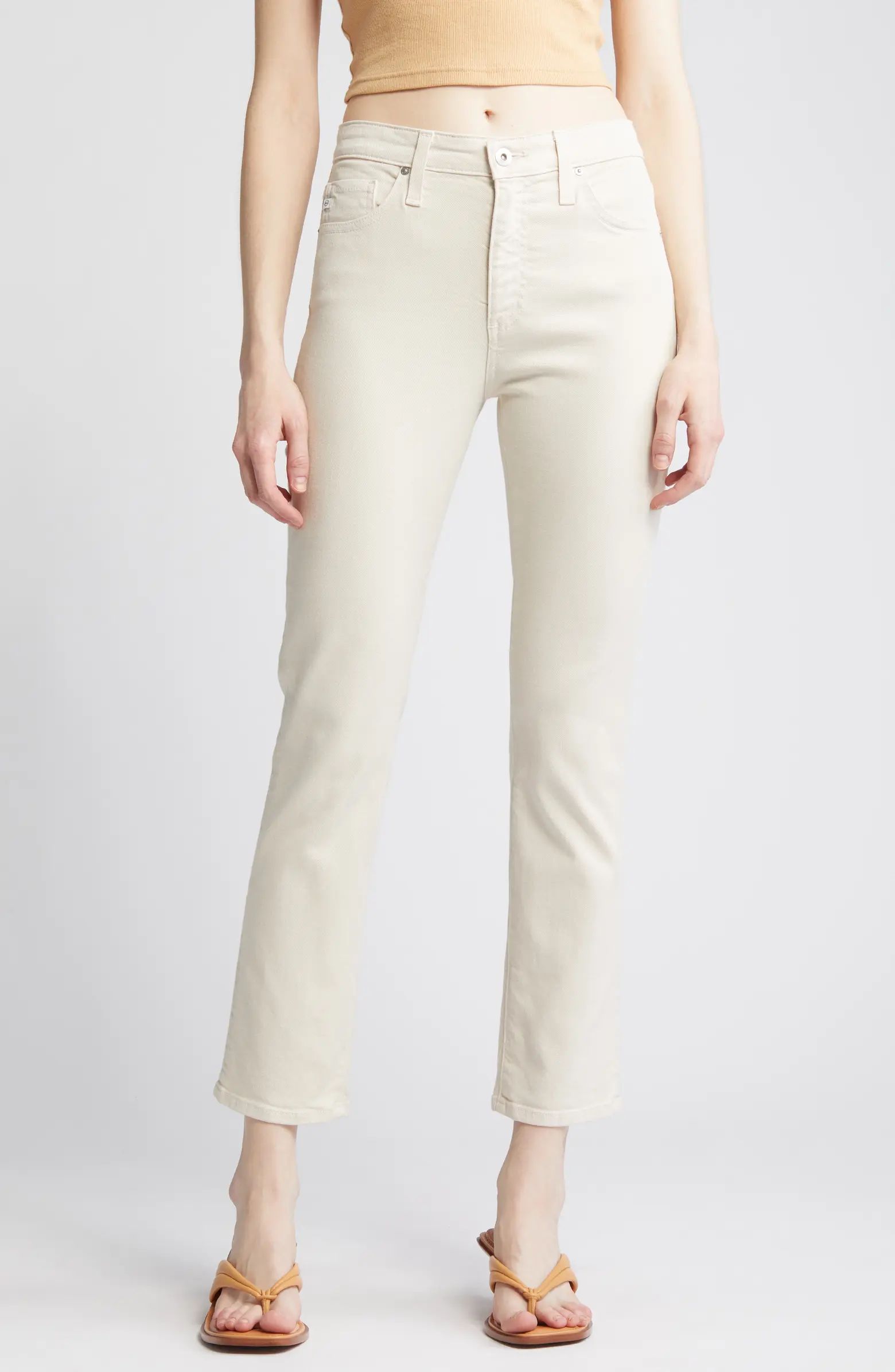 Mari High Waist Crop Jeans | Nordstrom
