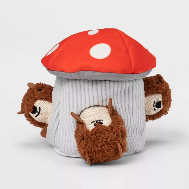 Baby Squirrel Hide and Seek Burrow Dog Toy - M - Boots & Barkley™ | Target