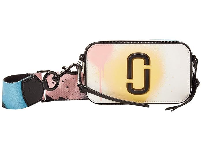 Marc Jacobs Snapshot Crossbody (White Multi) Handbags | Zappos