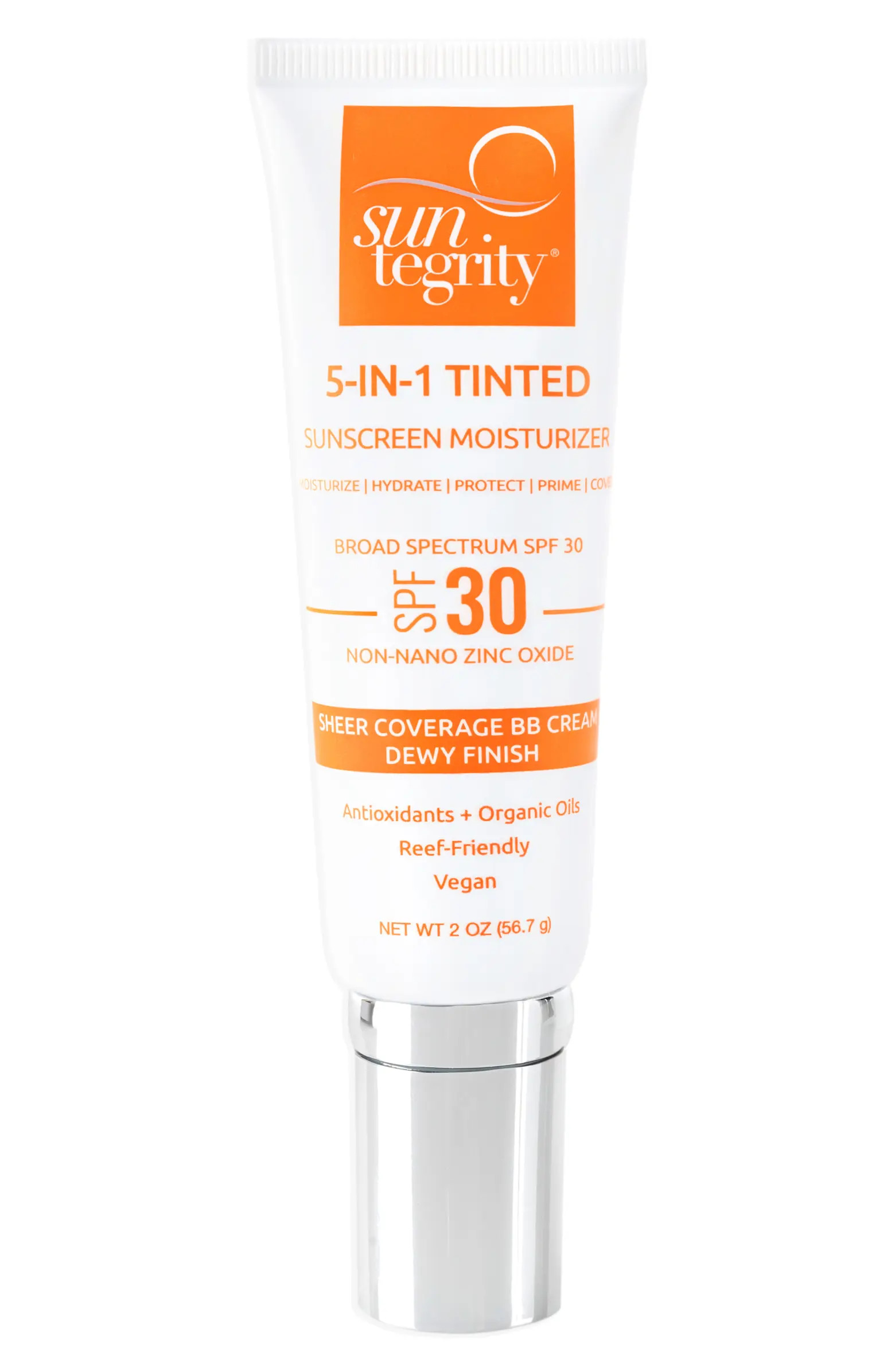 SUNTEGRITY 5-in-1 Tinted Moisturizing Face Sunscreen Broad Spectrum SPF 30 | Nordstrom | Nordstrom