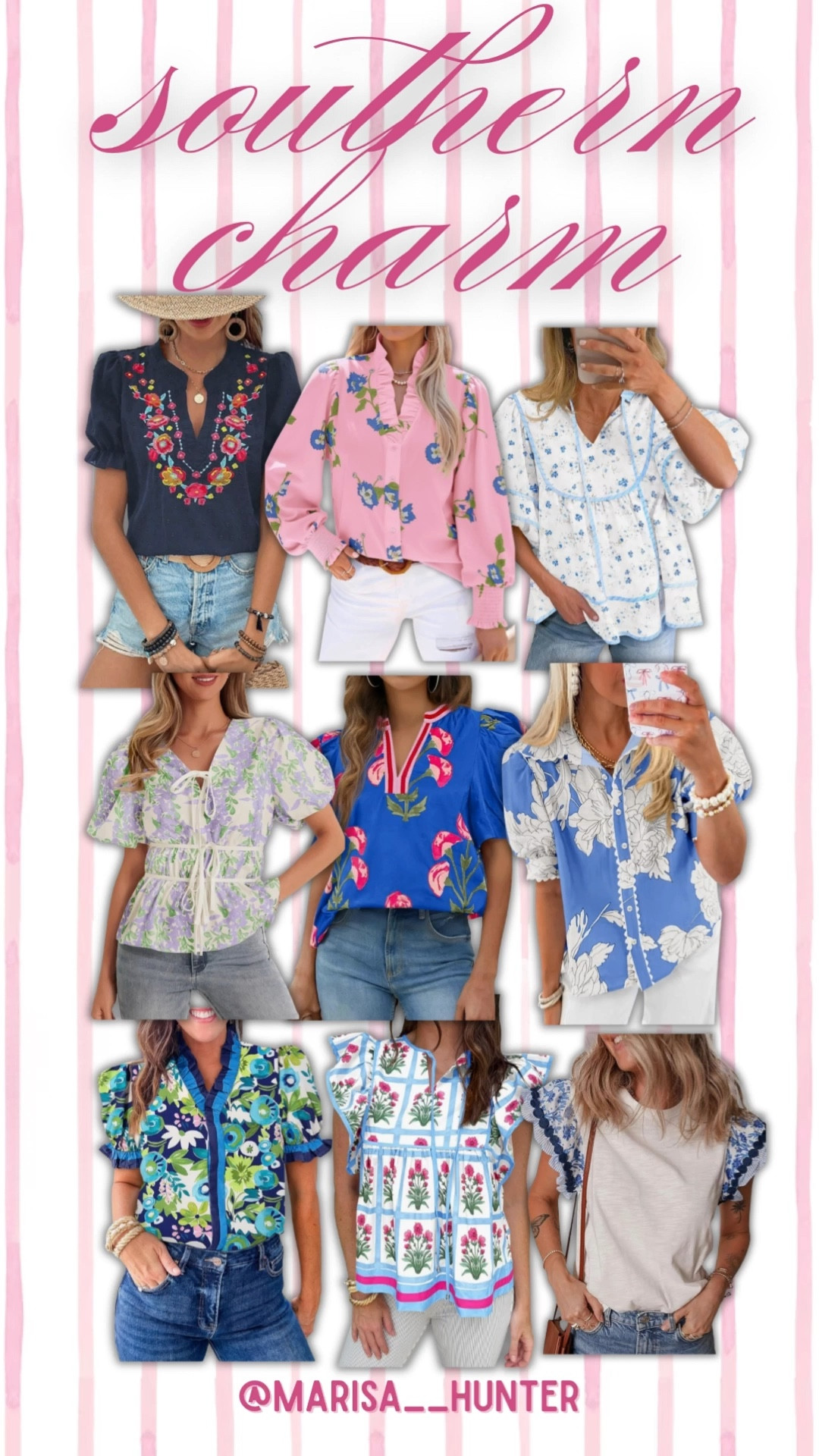 Southern Charm Girly Shirts🎀

Girly blouses springtime shirt tops with sleeves what moms wear mom style ootd floral shirt summer tops

#LTKspring
#LTKsummer 

 #LTKootd #LTKmomlife #LTKSeasonal