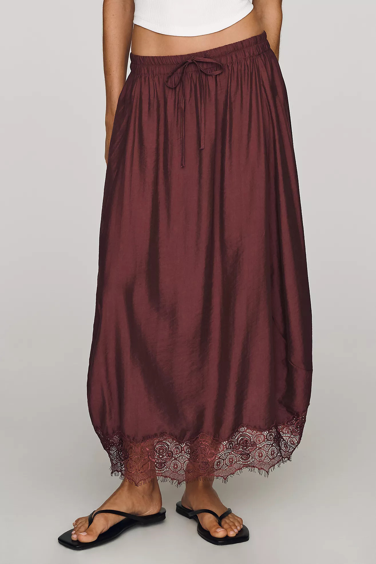 By Anthropologie Reverie Midi Skirt | Anthropologie (US)