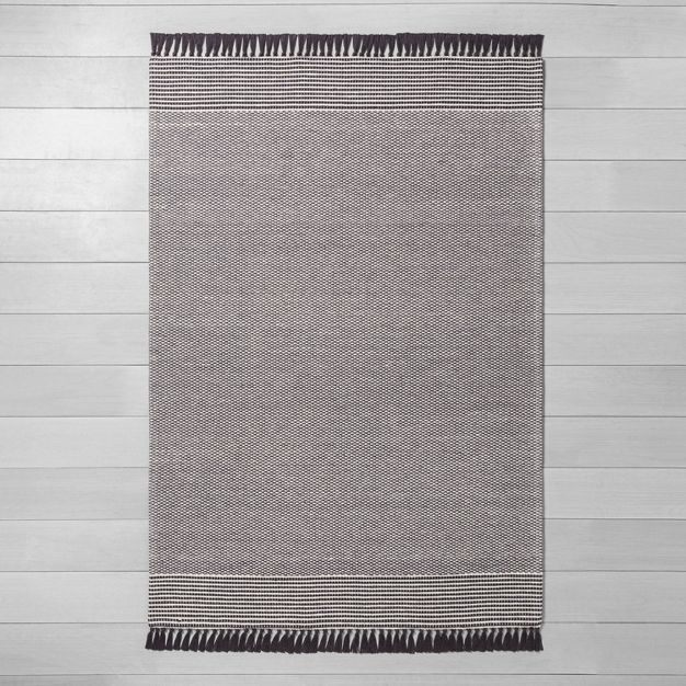 Textured Border Stripe Area Rug - Hearth & Hand™ with Magnolia | Target