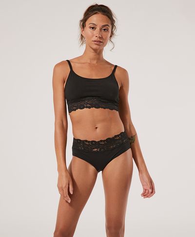 lace-waist brief$14Made with Organic Cotton in a Fair Trade Factory.       4.3 star rating   1068... | Pact Apparel