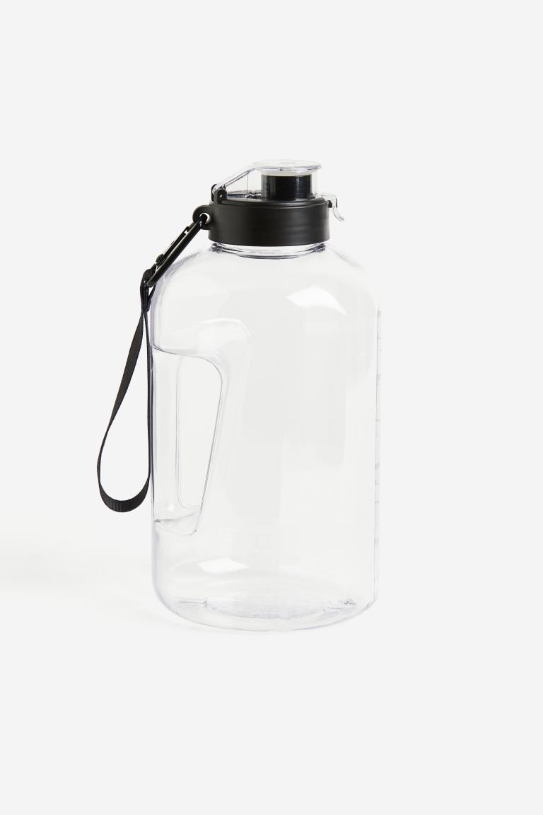 Water Bottle - Transparent/black - Ladies | H&M US | H&M (US + CA)