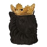Sagebrook Home 14719-03 Resin 16" Lion W/Crown, Brown | Amazon (US)