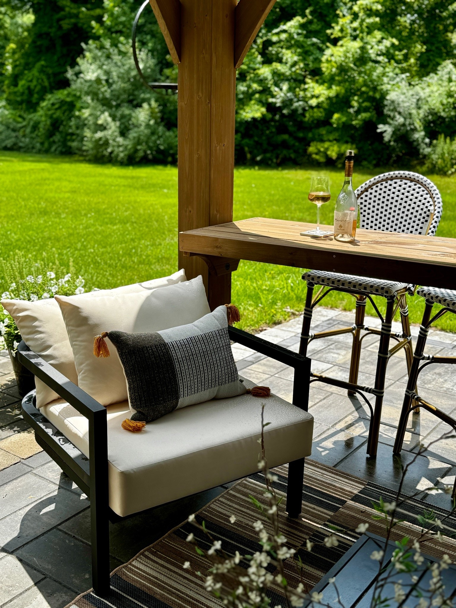 Patio season, but make it elevated. ✨ Neutral tones, cozy textures, and bistro-inspired details for the perfect outdoor retreat.  

Outdoor living, outdoor design, outdoor living space, patio ready

#LTKSeasonal