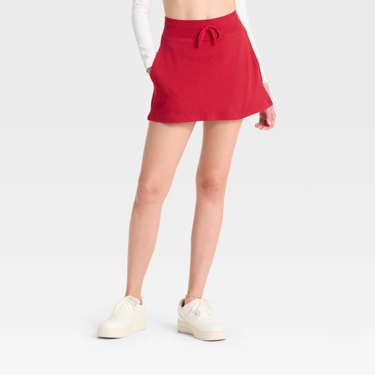 Women's Mid-Rise Interlock Skort - Wild Fable™ | Target
