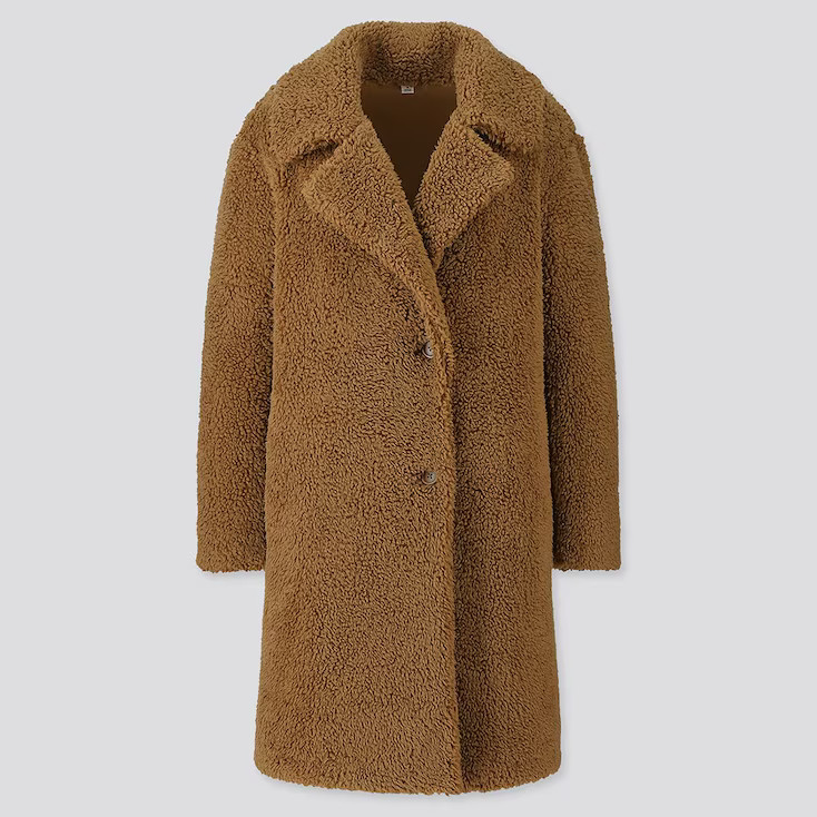 WOMEN PILE-LINED FLEECE TAILORED COAT | UNIQLO (US)