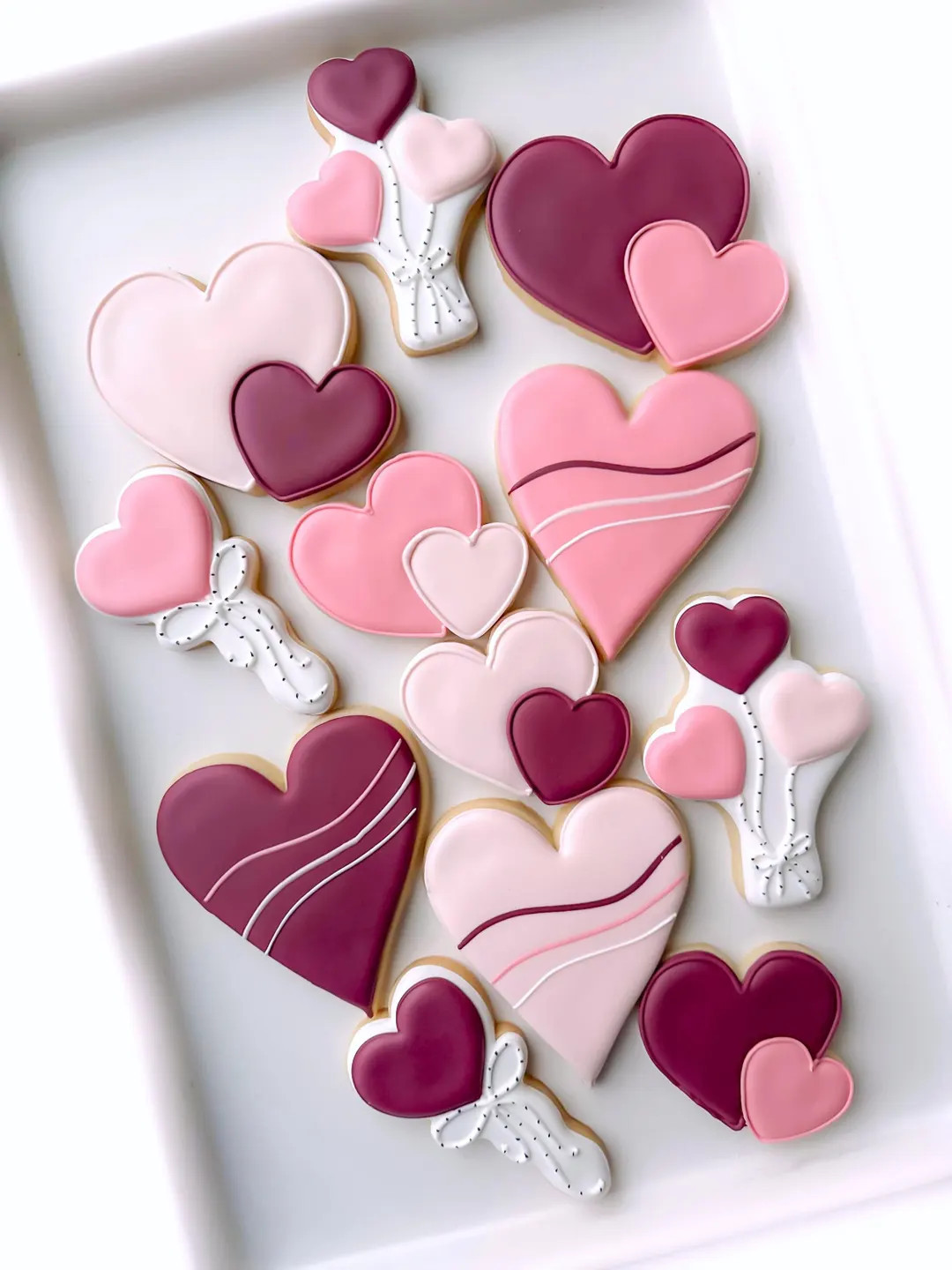 Valentine's Day Hearts (12 Cookies) - Etsy | Etsy (US)