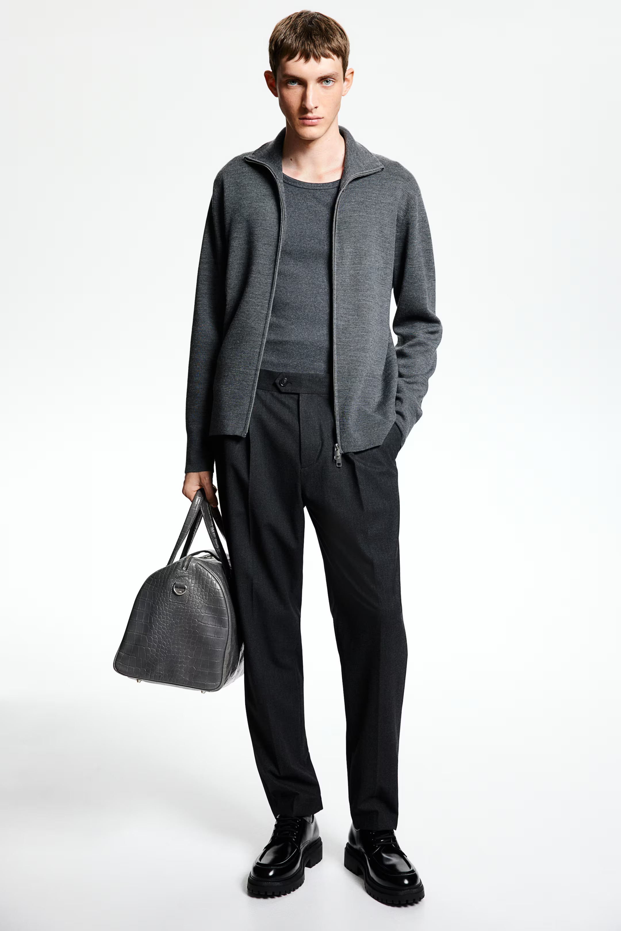 Zip cardigan | H&M (UK, MY, IN, SG, PH, TW, HK)