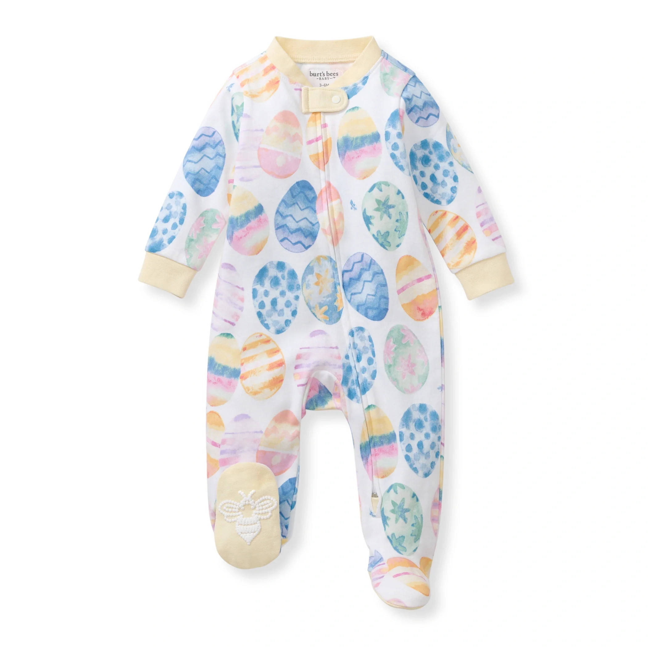 Baby Organic Cotton Easter Egg One Piece Pajamas | Burts Bees Baby