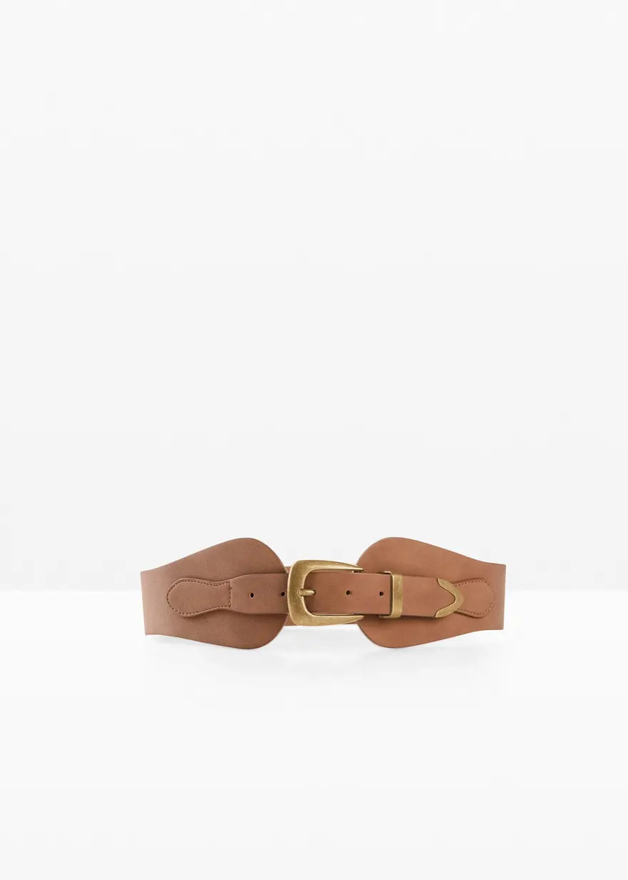 Modischer G\u00fcrtel aus Velourslederimitat - braun - Damen | bonprix | Bonprix DE