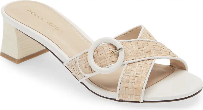 Thana Block Heel Crisscross Sandal (Women) | Nordstrom Rack