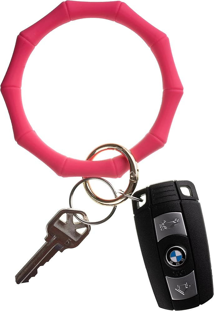 Hadley Mae Designs Key Ring Bracelet Keychain Wristlet Keychain Bangle Key Ring | Amazon (US)