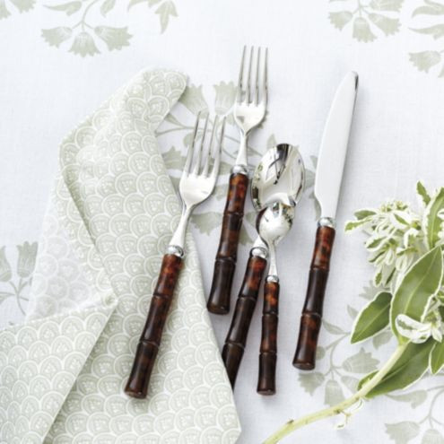Bunny Williams Bamboo Tortoise Flatware | Ballard Designs, Inc.