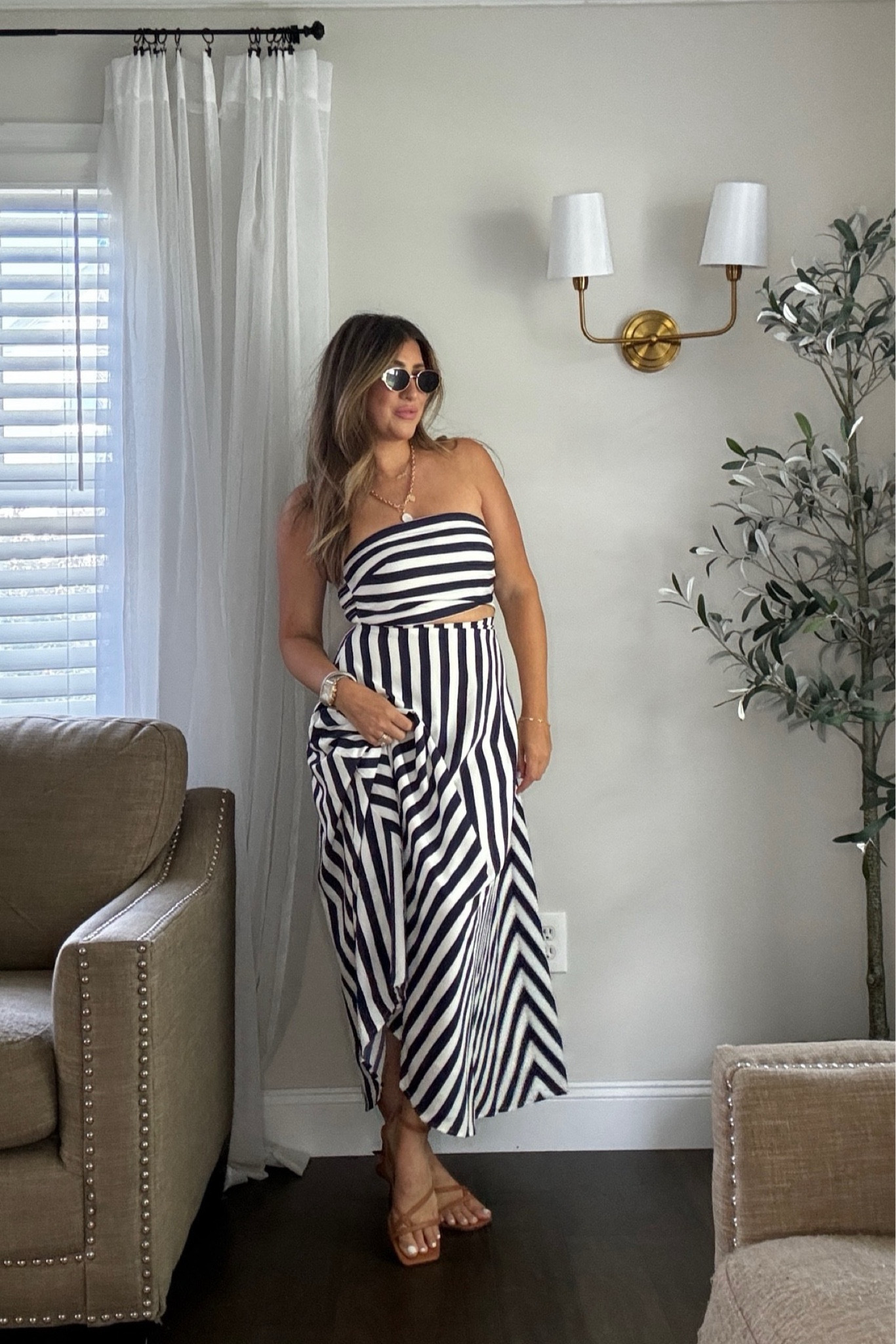 Cute maxi skirt set. Wearing small. Recommend sizing up if between sizes. Use code LAURENHORN for 20% OFF! Xx 

4th of July outfit 

#LTKStyleTip #LTKSeasonal #LTKFindsUnder100