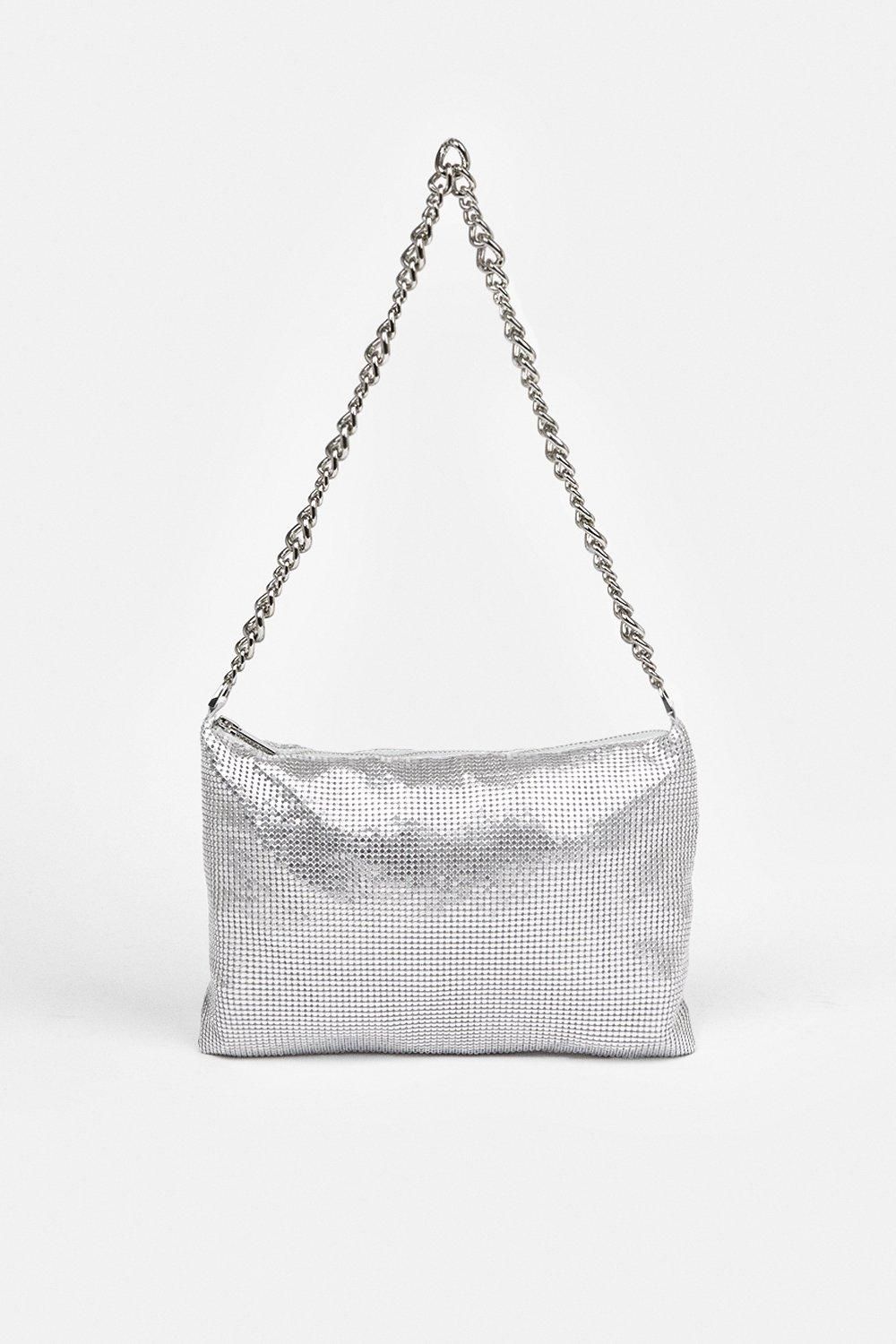 Chainmail Shoulder Bag | Karen Millen US