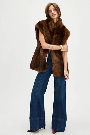APPARIS Laila Faux Fur Vest | Free People (Global - UK&FR Excluded)
