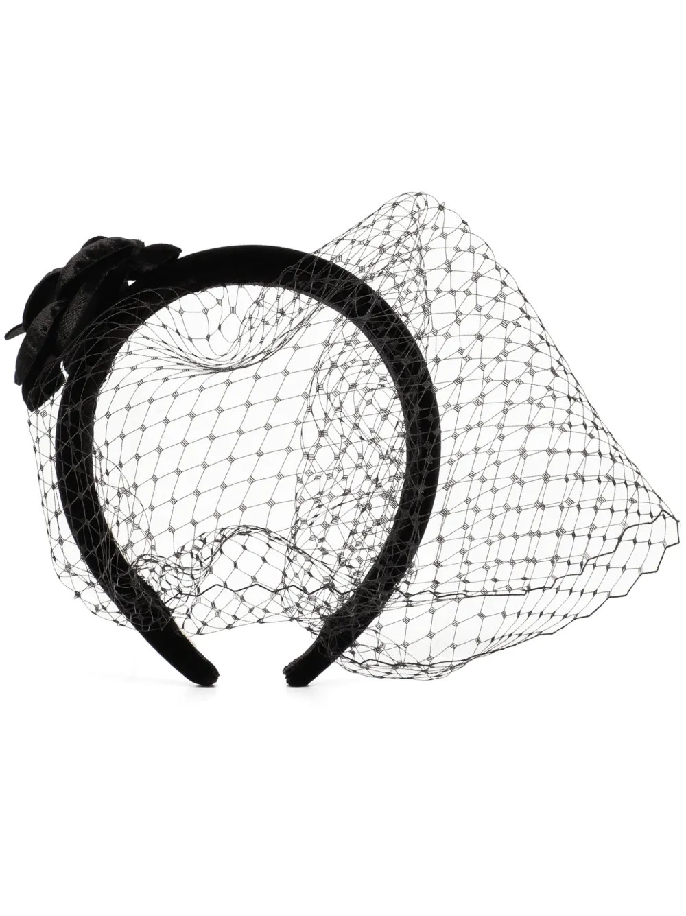 Jennifer Behr Voilette Headband | Black | FARFETCH SI | Farfetch Global