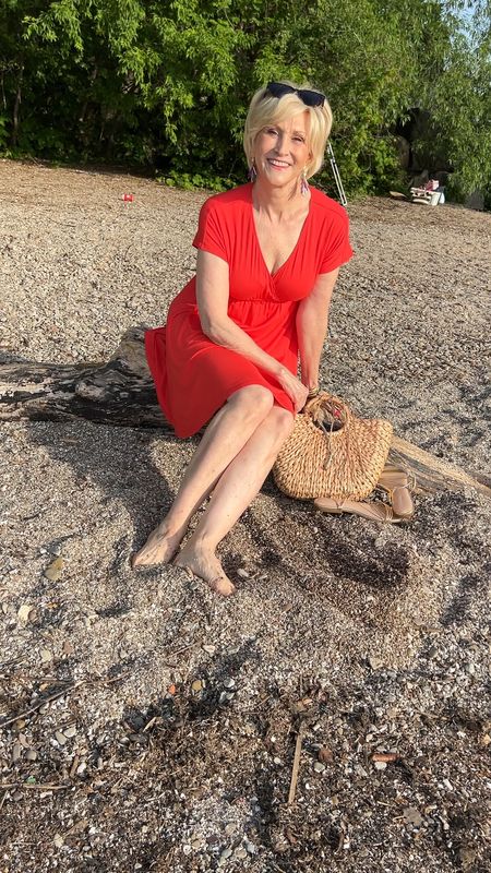 This beautiful coral sundress is stretchy and comfy! 🥰
The perfect piece to wear to the beach 🏖️ Add a gorgeous straw bag and some gold sandals from @amazon to take this look from day to night. 




#LTKover40 #LTKsalealert 

#LTKSeasonal #LTKOver40