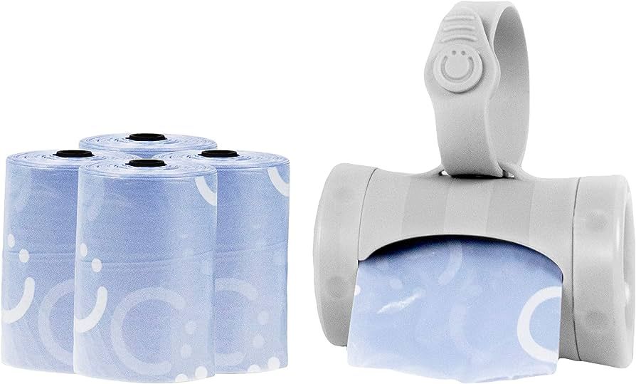Ubbi On-the-Go Gray Bag Dispenser and Waste Disposal Bags Refill, Lavender Scented, Baby Savings ... | Amazon (US)