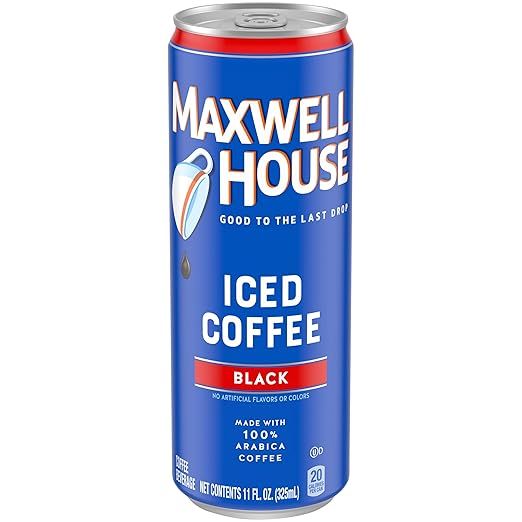 Maxwell House Black Iced Ready to Drink Coffee (11 oz Can, Pack of 12) | Amazon (US)